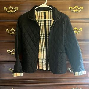 Burberry Quilted Zip Up Jacket Sz. XS